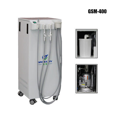 Portable Mobile Dental Strong Suction Unit System Vacuum Pump 400L/min GSM400 UK • 954.95£