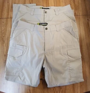 (2) F1rst Tactical Khaki Cargo Utility Pants Mens Size 36 x 30 Great Condition - Picture 1 of 13