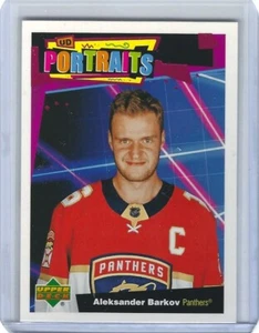 2020-21 Upper Deck UD Portraits #P-37 Aleksander Barkov - Picture 1 of 2