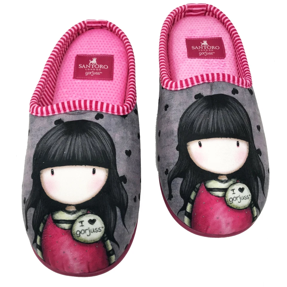 SANTORO GORJUSS PANTOFOLE,PANTOFOLE BAMBINA RAGAZZA,PANTOFOLE SANTORO,GRIGIE - Immagine 1 di 2