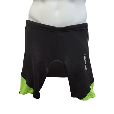 Muddy Fox Black & Green Cycling Bib Shorts Uk Men's Size M W32 I155 - Image 1 of 4