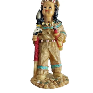 Little Indian Boy Figurine 6" - Picture 1 of 10