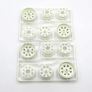 Tamiya Subaru Brat/F150 Ranger/Pajero, 9005099/19005099 Vorder- & Hinterräder NEU - Bild 1 von 2
