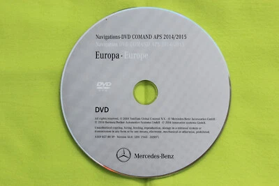 DVD NAVIGATION MERCEDES-BENZ COMAND APS 2015 A B C CLK G GL M R VIANO VITO NTG 2 - Bild 1 von 2