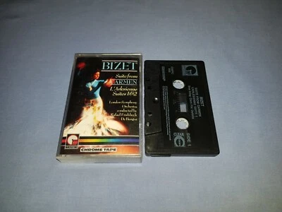 BIZET SUITE FROM CARMEN  L'ARLESIENNE SUITES 1 & 2 CLASSICAL CASSETTE TAPE ALBUM - Image 1 of 2