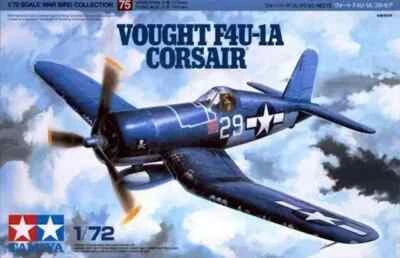 Tamiya 60775 Vought F4U-1A Corsair Kit Montaggio 1/72 - Immagine 1 di 2