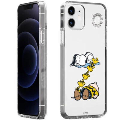 Snoopy Alphabet Clear Jelly Case for iPhone 13 12 11 XS 7/8/SE2/3 + Pro Max mini - Image 1 of 4