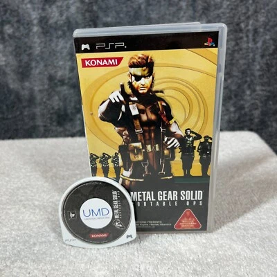 METAL GEAR SOLID Portátil Operaciones PSP Juego Versión Japonesa Vendedor de EE. UU. Foto 1 de 4