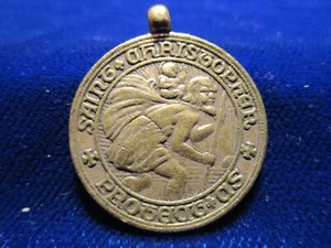 "Medalla de San Cristóbal latón Apostolatus Maria 1" dia. - Imagen 1 de 2