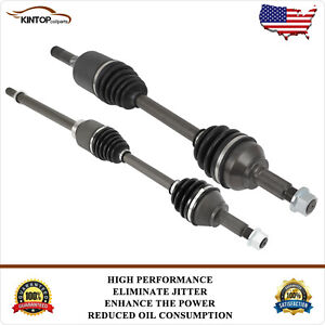 Pair CV Axles Front Left Right For Nissan Rogue 2008-2014 Select 2014-2015 AWD