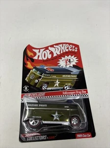 Hot Wheels 2009 RLC Club Exclusive Volkswagen Drag Bus Military Police (B240) - Picture 1 of 11