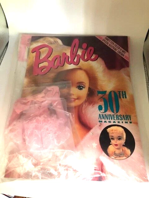 1989 30th Anniversary BARBIE MAGAZINE & Outfit Target Mattel