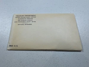 (1) 1965  US Mint Silver SMS Set,  in ALL OGP,  NO WRITING,  UNOPENED ENVELOPES! - Picture 1 of 12