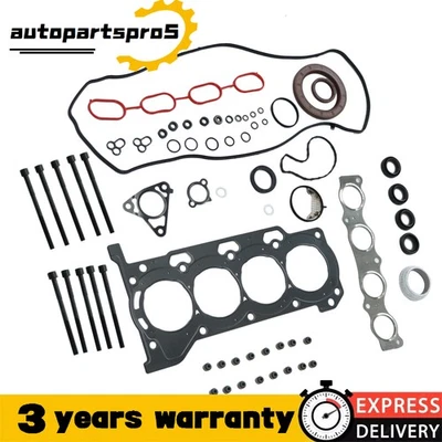 Head Gasket With Bolts Set Kit For 10-15 Toyota Prius V Lexus CT200h 1.8L 2ZRFXE — 第 1/4 张图片