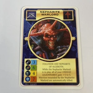 Doomtrooper CCG Promo Card Nepharite Warlord Paul Bonner Art Very Rare Chase - Picture 1 of 6