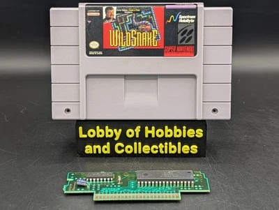 WildSnake ( Super Nintendo SNES ) Near Mint Sticker - Cleaned - Tested - Image 1 of 4