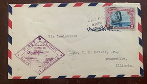 1928 Air Mail First Flight Cleveland to Louisville  - Picture 1 of 2
