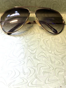 Personal Optics Sonnenbrille Brillengestell Gold Pilotenbrille Blautönung - Bild 1 von 7