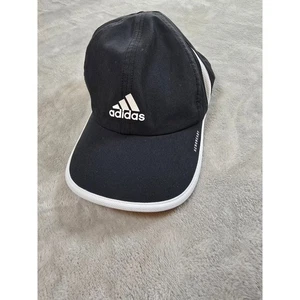 Adidas Hat Cap Black Wyoming University Aeroready Baseball Strapback Running - Picture 1 of 11