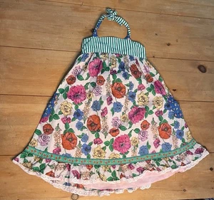 MATILDA JANE Can Do Attitude Dress Sz 10 Green Floral Cottagecore Daydream - Picture 1 of 3