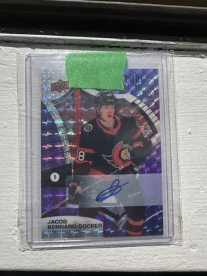 2021-22 Allure Purple Diamond 10 /10 Jacob Bernard-Docker RPA Rookie Auto RC - Image 1 of 2