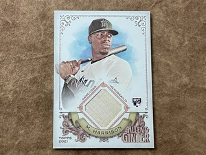 2021 Topps Allen Ginter Bate Reliquia Novato RC Béisbol Monte Harrison #AGA-MOH - Imagen 1 de 3