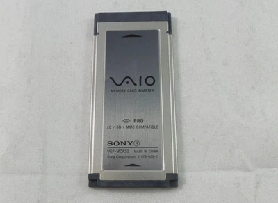 Sony 5-in-1 Adapter SD XD MMC Memory Stick Pro & Pro Duo for VAIO (VGP-MCA20) - Image 1 of 2
