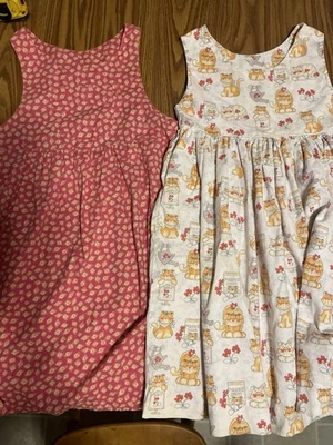 LOT True 90’s Vintage Girls Dresses Size 10/12 LL Bean & Rose Calton Cotton - Image 1 of 4