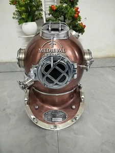 Casco de Buceo Mark V Marina de los Estados Unidos Casco Marino Casco de Buceo Profundo Regalo 18" Pulgadas - Imagen 1 de 7