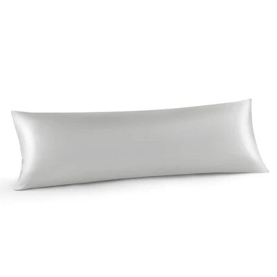 INFIIXSO Body Pillow Cover with Zipper, Luxury Mulberry Silk Body Pillow Case 20x54 In...