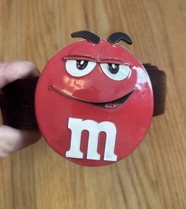 M&M Gürtelschnalle Red Candy Lizenziert 2012 Cosplay Kostüm M&M’s - Bild 1 von 5