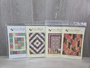 Lot 4 Atkinson Designs Quilt Quilting Patterns Fire Escape, Star Sprinkles, Stas - Picture 1 of 1