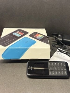 *read* Vtg Nokia 105 Mobile Phone int'l charger, box, instructions ~untested~ - Afbeelding 1 van 6