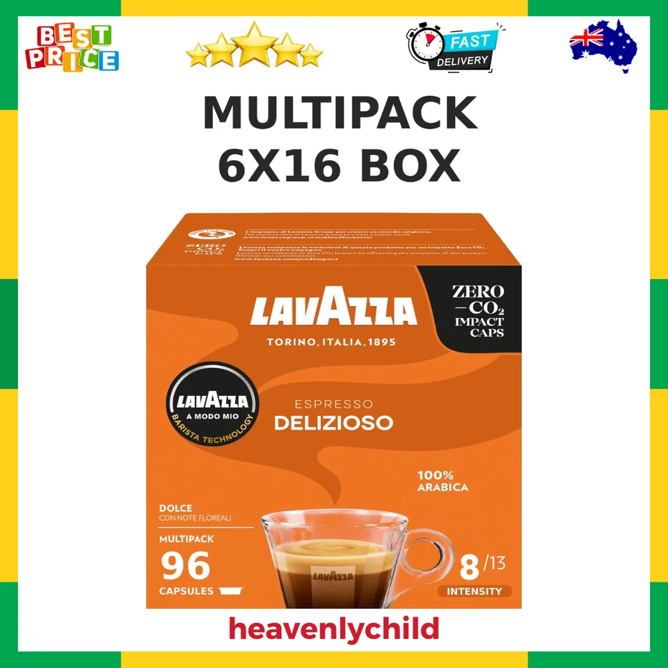 Lavazza, A Modo Mio Espresso Delizioso, 96 Coffee Pods, 100% Arabica Sweet Taste - image 1 of 4