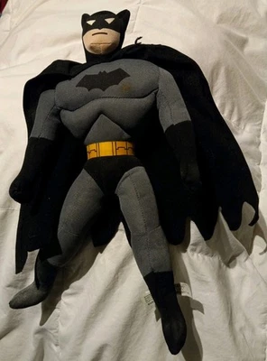Винтажная плюшевая игрушка кукла 80-х Applause Inc DC Comics 1989 Batman с плащом 8 дюймов - Изображение 1 из 3