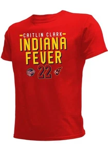 19x Caitlin Clark #22 Indiana Fever Red Short Sleeve T Shirts (Bulk Lot) - Picture 1 of 3