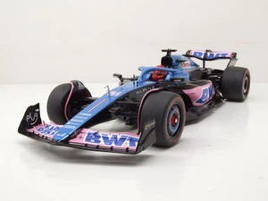 Alpine A523 Formula 1 #31 Monaco GP 2023 Nero Blu Ocon Modellino 1:18 Solido - Foto 1 di 9