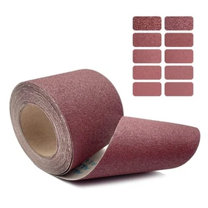 80 Grit Emery Cloth Roll, 4.5 Inch Wide 32.8 Ft Long (Equals 1/4 Sheet Sandpa... - Picture 1 of 7
