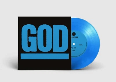 GOD My Pal / Jackwoman Nunhammer Blue Vinyl 7" SINGLE BRAND NEW Ltd Edition - image 1 of 2