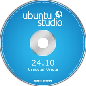 Ubuntu Studio 24.10 64bit Live Bootable DVD DL Rom Linux Operating System - Picture 1 of 2