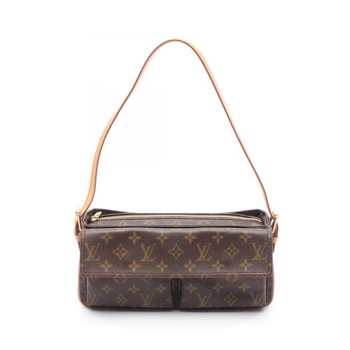 LOUIS VUITTON（LV） Borsa a tracolla Louis Vuitton Viva cite MM M51164 Monogram tela marrone usata LV