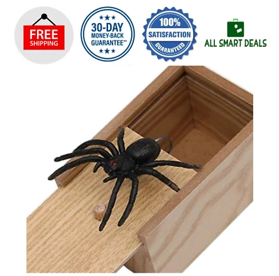 HOMYPRANKS Articulos Para Hacer Bromas Araña Falsa Sale Al Abrir Susto Divertido Gracioso