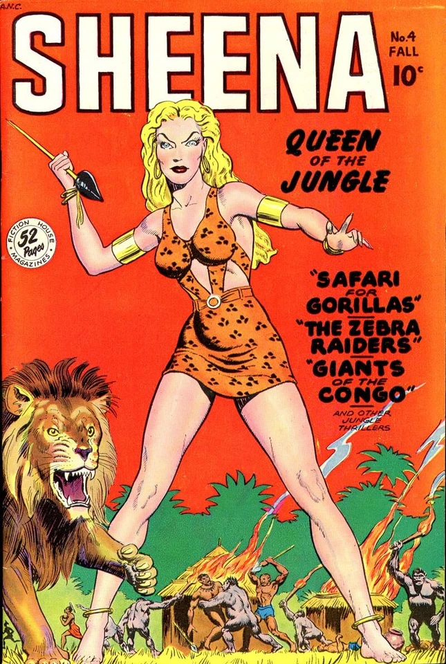 SHEENA Queen of the Jungle " Archival Canvas Print -  8x12 Canvas! - Image 1 of 1
