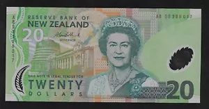 NEW ZEALAND 20 DOLLARS 2006 PICK -187b GEM UNC - Picture 1 of 2