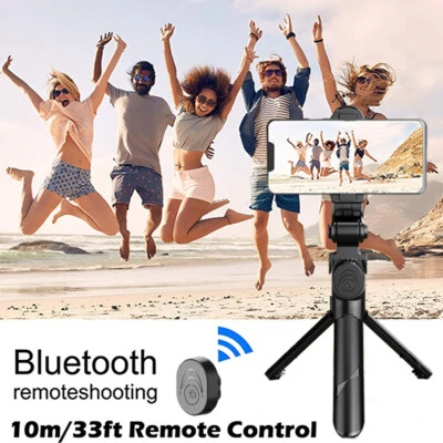 Trípode palo selfie Bluetooth inalámbrico soporte remoto para iPhone 13 Pro Max 12 11 Foto 1 de 4