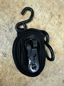 Black NEW HAVEN MOVING EQUIPMENT RATCHET STRAP working Load Limit 650 LBS - Picture 1 of 13