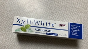 Xyli White Platinum Mint Toothpaste Gel with Baking Soda Fluoride Gluten Free - Picture 1 of 2