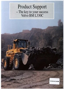 VOLVO BM L330C LOADER BROCHURE 2 PAGES, FROM 1995 - Picture 1 of 2
