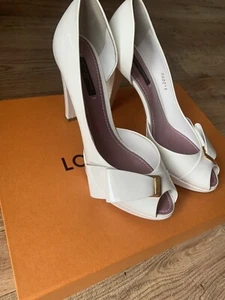 Louis Vuitton White patent Leather shoes Size 5 - Picture 1 of 14