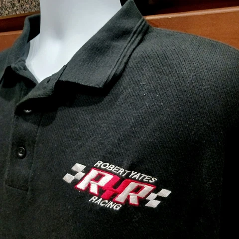Robert Yates Racing 2XL Team Issued Polo Shirt NASCAR Allison Jarrett Irvan Cover